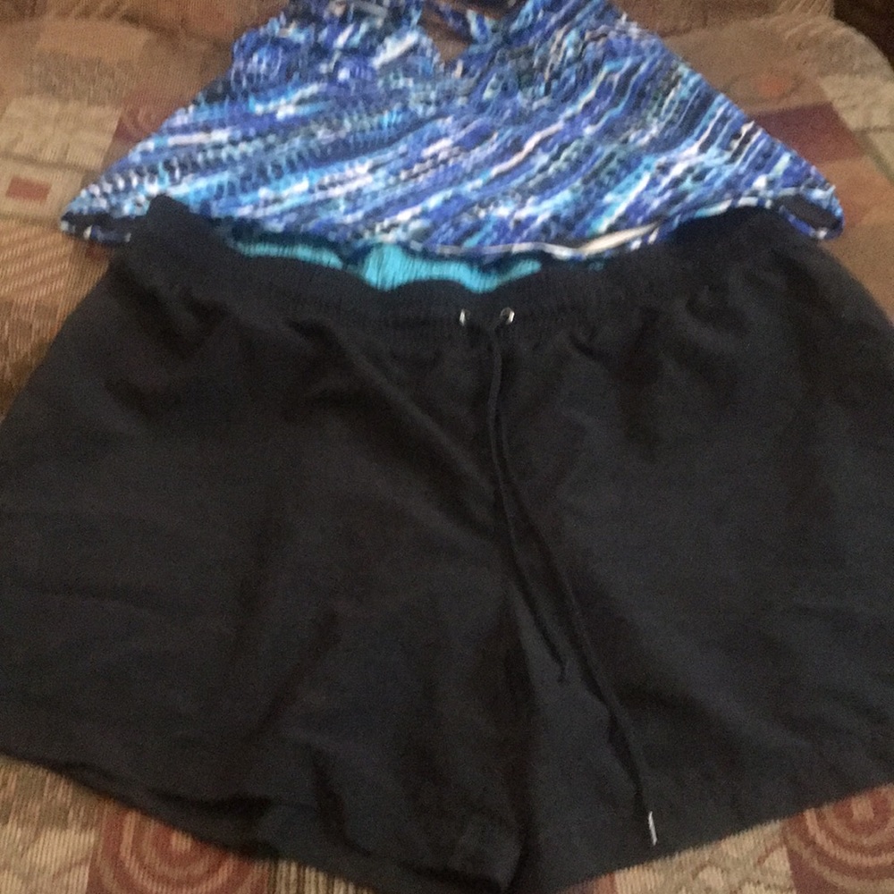Catalina Tankini Swimwear Plus Size Halter Top 2X